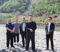 研河鱼乡大店村二组未经核准违法占用地盘堆码